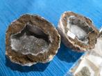 Kwarts - Calciet geode (02), Ophalen of Verzenden, Mineraal