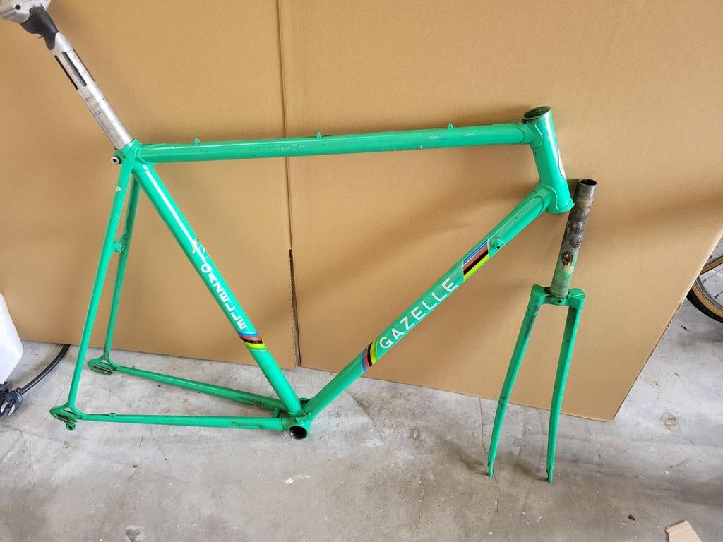 Stalen frames Gazelle Sirocco Plum Jan Janssen Duell, Gebruikt, Gazelle, Staal, Ophalen of Verzenden