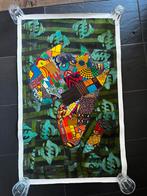 Nieuw schilderij uit Ghana Afrika, Antiek en Kunst, Kunst | Niet-Westerse kunst, Ophalen