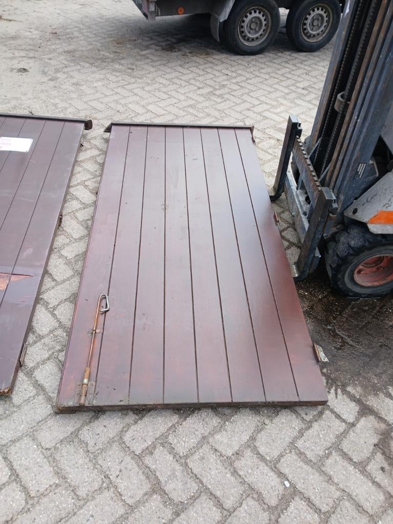 Dubbele poort, Ophalen, Gebruikt, Hout
