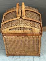Vierkante rieten mand, Ophalen, Gebruikt, Mand, Vierkant