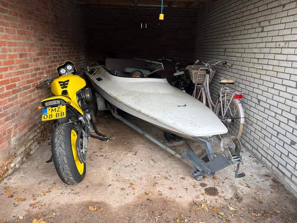 Spitfire boot met Yamaha 6 pk motor en trailer, Watersport en Boten, Ophalen, Gebruikt, Minder dan 10 pk, Tot 6 meter