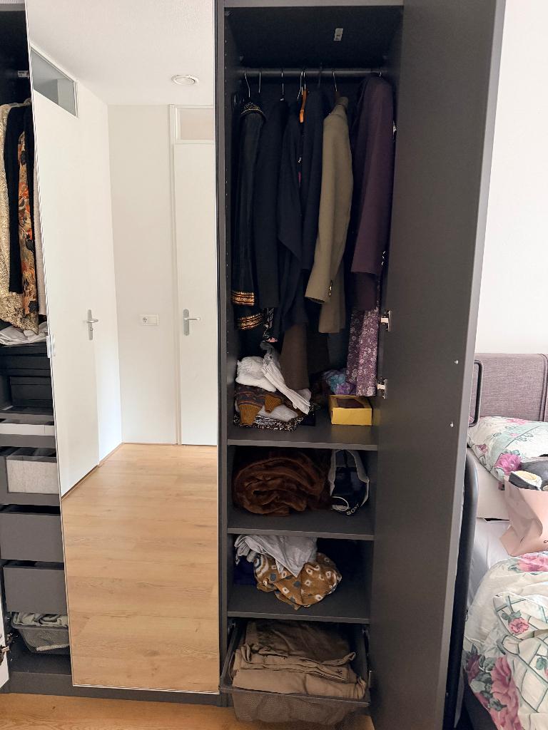 Mooie PAX IKEA maatkledingkast aangeboden, Ophalen, Met plank(en), 200 cm of meer, 150 tot 200 cm
