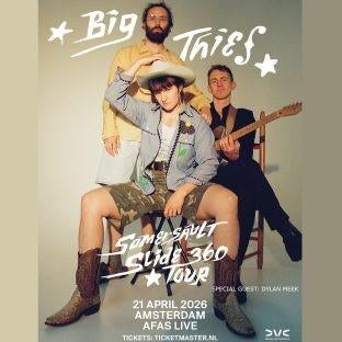 4 vip kaarten big thief afas live, Twee personen