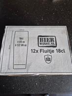 11x Bierglas Fluitje 18cl - Zo goed als nieuw, Ophalen, Zo goed als nieuw