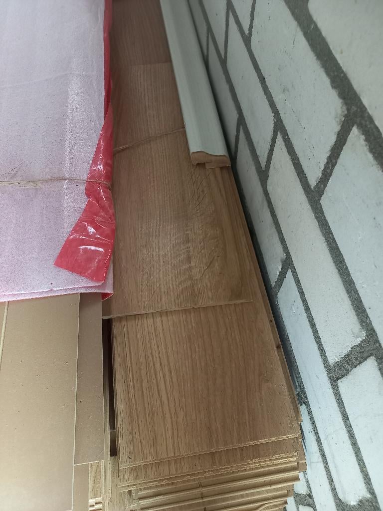 Laminaat, Doe-het-zelf en Verbouw, Vloerdelen en Plavuizen, Ophalen, Gebruikt, 50 tot 150 cm, 10 m² of meer