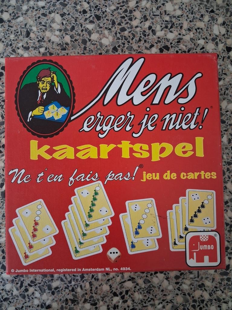 Mens erger je niet kaartspel Jumbo, Ophalen