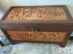 Mooi bewerkte dekenkist, Huis en Inrichting, Woonaccessoires | Kisten, Ophalen, Gebruikt, 100 tot 150 cm, 50 tot 75 cm