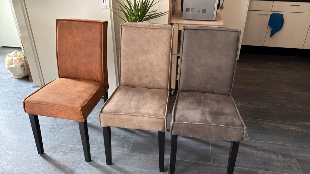 Eetkamerstoelen in goede staat, Ophalen, Gebruikt, Overige kleuren, Drie