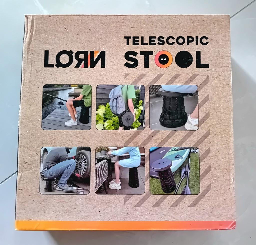 Lorn Telescopisch Krukje - Nieuw in Verpakking, Ophalen of Verzenden, In hoogte verstelbaar, Nieuw, Kunststof