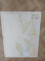 Zeekaarten Spitsbergen Svalbard voor decoratie, Ophalen, Gebruikt, Kaart, Foto of Prent