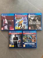 PS4 Games Bundel: Hitman 2, Ratchet & Clank, CoD, Uncharted, Spelcomputers en Games, Games | Sony PlayStation 4, Online, Gebruikt