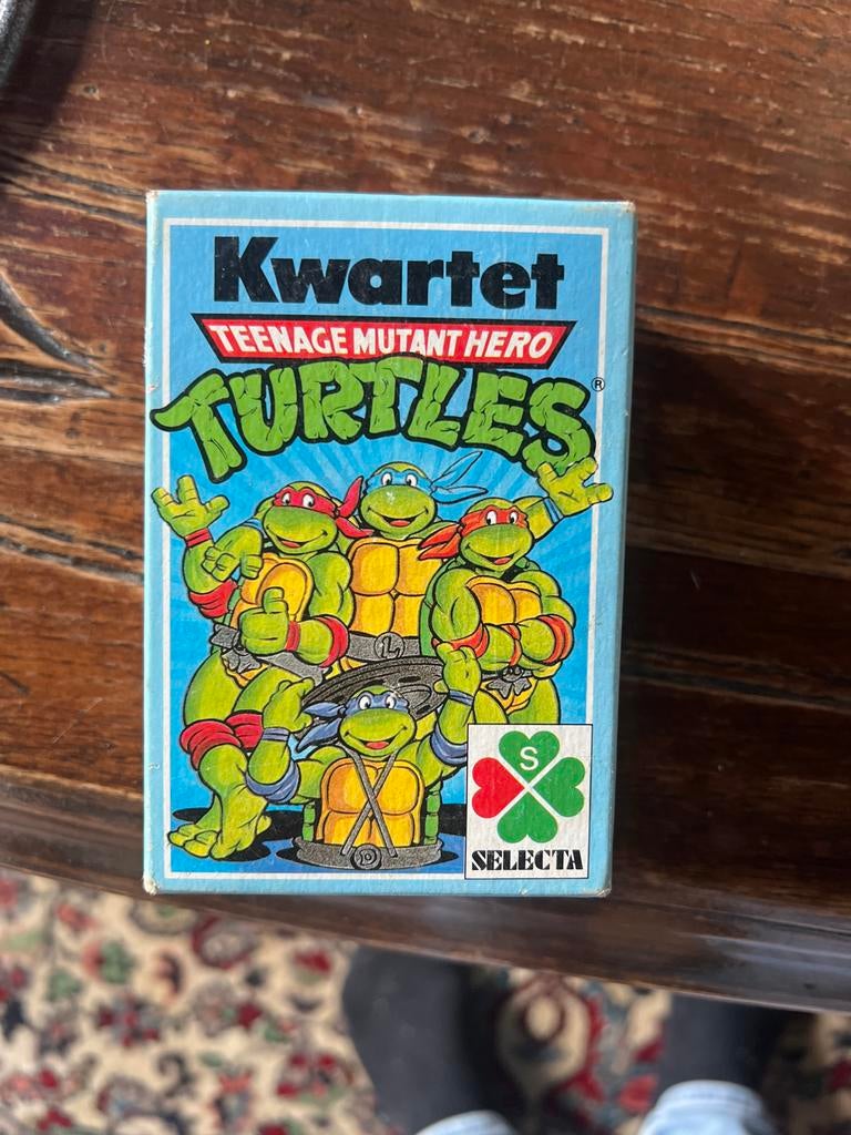 Kwartet Teenage Mutant Hero Turtles, Verzamelen, Speelkaarten, Jokers en Kwartetten, Ophalen of Verzenden, Gebruikt, Kwartet(ten)