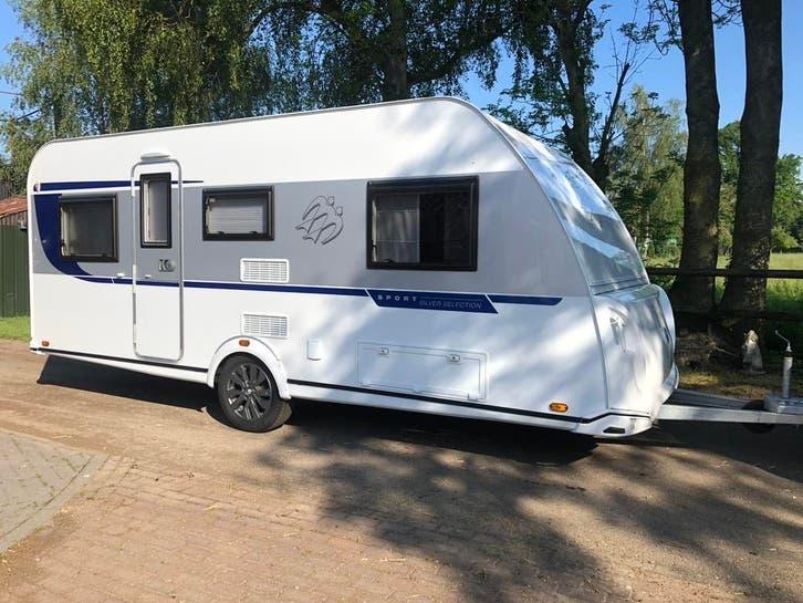 Knaus caravan te koop enkele bedden 2019, Caravans en Kamperen, Mover, Rondzit, Particulier, Knaus