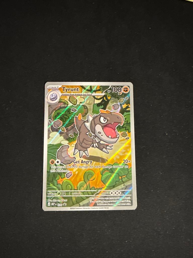 Pokémon Kaart Tyrunt 070/070 MEPN - Zo goed als nieuw, Ophalen of Verzenden, Zo goed als nieuw, Losse kaart
