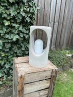 Betonnen Buitenlamp met melkglas, Ophalen, Overige materialen, Gebruikt, Staande lamp