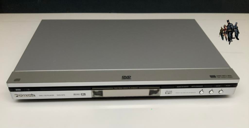Panasonic DVD/CD Speler DVD-S75 - Zilverkleur., Ophalen of Verzenden, Gebruikt, Dvd-speler, Panasonic