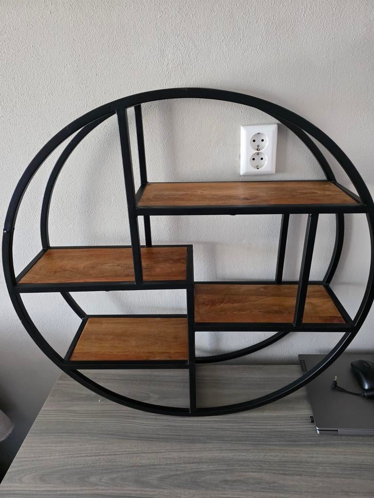 Wanddecoratie rond zwart, Ophalen, Gebruikt