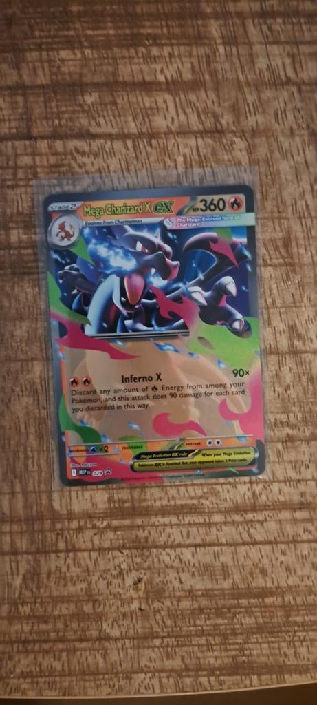 Pokémon Mega Charizard X EX kaart, Ophalen of Verzenden