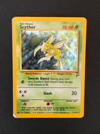 Scyther holo 17/130 pokemon base set 2, Ophalen of Verzenden, Zo goed als nieuw