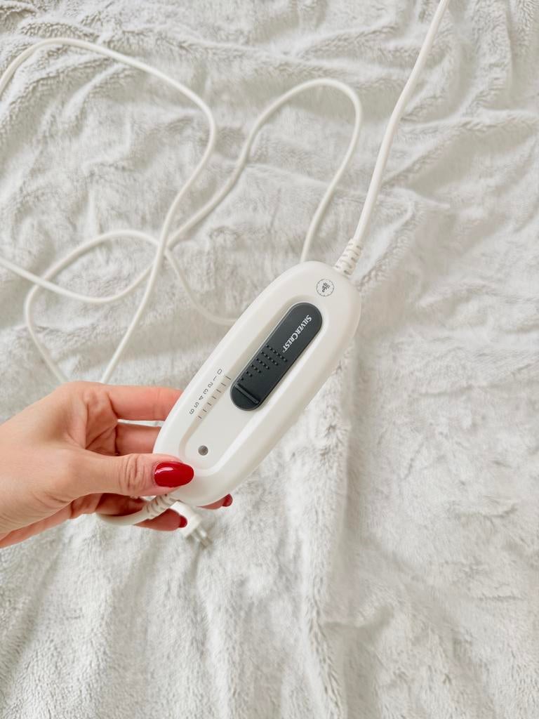 Elektrische deken grijs, Huis en Inrichting, Slaapkamer | Beddengoed, Eenpersoons, Ophalen of Verzenden, Grijs, Deken of Dekbed