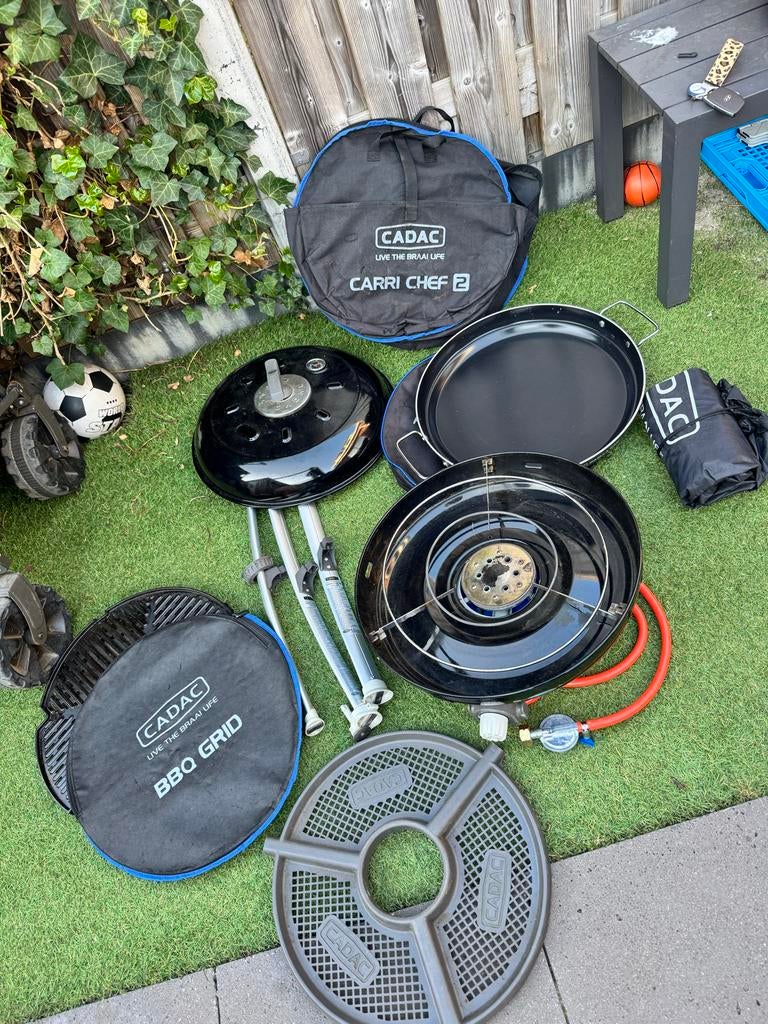 Cadac Carri Chef 2 Compleet met Grill, Paellapan en Accessoi, Ophalen, Gebruikt