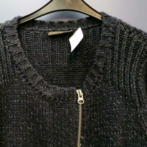 Supertrash dik donkerblauw gebreid vest met rits XL nr 37151, Kleding | Dames, Supertrash, Blauw, ., Maat 46/48 (XL) of groter