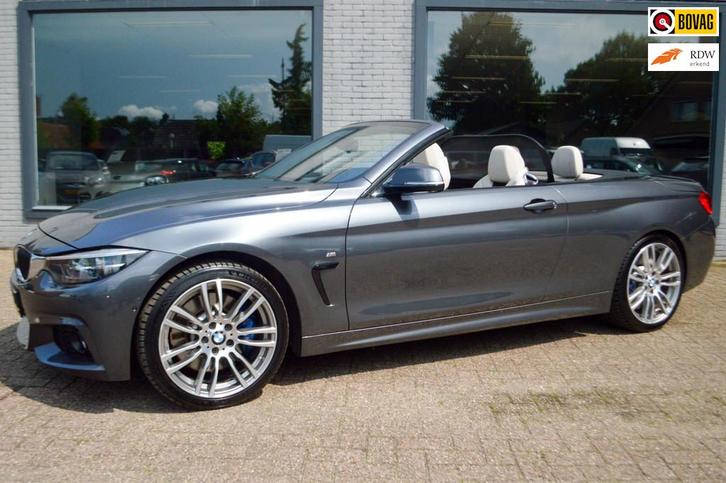 BMW 4-serie Cabrio 440i High Executive | M-pakket | Harman K, Auto's, BMW, Bedrijf, Te koop, 4-Serie, ABS, Achteruitrijcamera