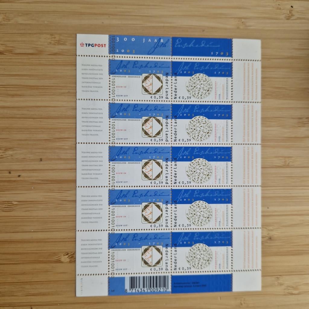 postfrisse postzegels joh. Enschede, Ophalen of Verzenden