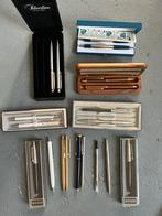 Verzameling 18 pennen Parker Schaeffer Bruynzeel paper mate, Verzamelen, Pennenverzamelingen, Ophalen of Verzenden, Gebruikt, Balpen
