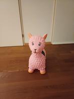 Roze lama skippybal met pomp, Kinderen en Baby's, Ophalen of Verzenden, Zo goed als nieuw