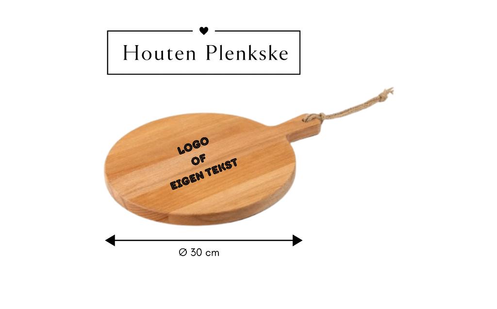 Gepersonaliseerde Borrelplank Rond Ø 30cm, Ophalen of Verzenden, Nieuw
