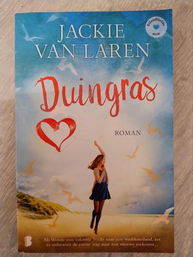 Boek 'Duingras' - Jackie van Laren (1ste deel Eilandliefde), Boeken, Literatuur, Zo goed als nieuw, Nederland, Ophalen of Verzenden