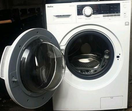 Amica Wasmachine + Droger (WAT 404 070) – €650 nieuwprijs, Witgoed en Apparatuur, Wasmachines, Gebruikt, Voorlader, 6 tot 8 kg