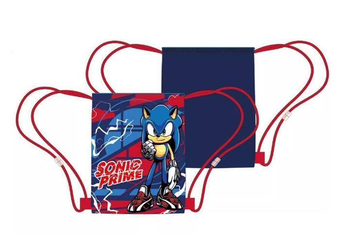 Sonic Prime Gymtas / Zwemtas / Rugtas / Sporttas, Sieraden, Tassen en Uiterlijk, Tassen | Rugtassen, Nieuw, Overige merken, 25 tot 40 cm