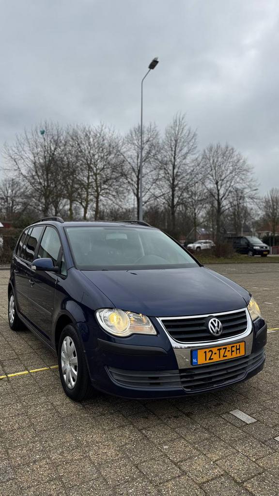Volkswagen Touran 1.4 TSI 103KW 2007 Blauw, Auto's, Volkswagen, Voorwielaandrijving, Zwart, 4 cilinders, Handgeschakeld
