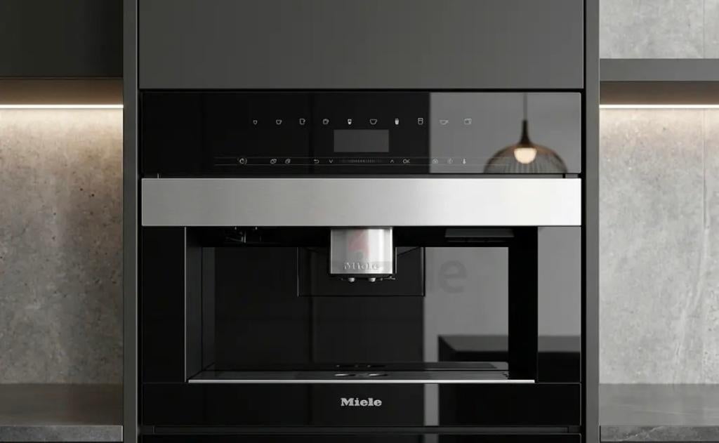 MIELE inbouw koffiemachine CVA 7440 als NIEUW LUXE model, Witgoed en Apparatuur, Koffiezetapparaten, Ophalen, 10 kopjes of meer