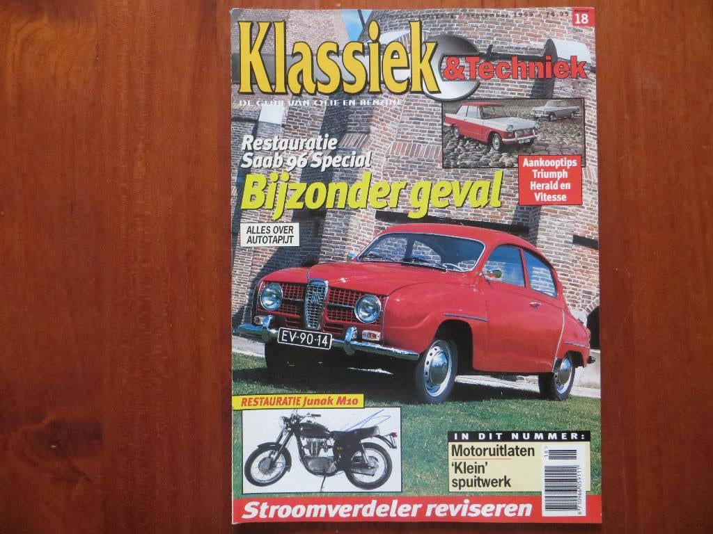 Klassiek & Techniek 18 Saab 96 Special, Triumph Herald, Ophalen of Verzenden, Nieuw, Overige merken
