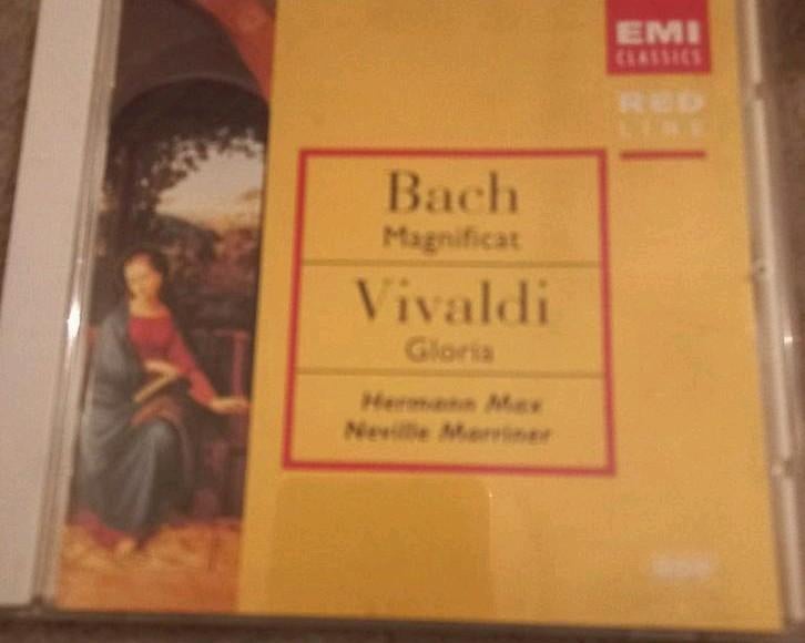 Bach Magnificat Vivaldi Gloria Marriner EMI, Ophalen of Verzenden, Barok, Zo goed als nieuw