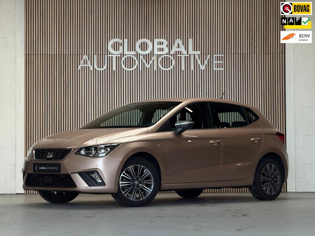 Seat Ibiza 1.0 TSI Excellence - AUTOMAAT - LICHTMETALEN VELG, Auto's, Seat, Stof, Gebruikt, Euro 6, 1072 kg