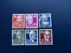 DDR Postzegels: Filosofen en Politici (Gestempeld), Postzegels en Munten, Ophalen of Verzenden, DDR, Gestempeld
