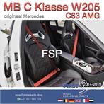 W205 C63 AMG rode gordels origineel / Mercedes C Klasse 2018, Auto-onderdelen, Interieur en Bekleding, Gebruikt, -, Ophalen of Verzenden