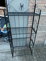 Zwarte planten rek, Ophalen of Verzenden, Zo goed als nieuw, Hout