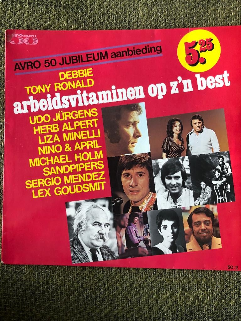 Arbeidsvitamine op zijn best., 1980 - 1989, Ophalen of Verzenden, Zo goed als nieuw, Levenslied of Smartlap