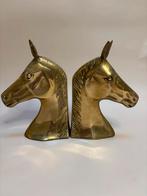 Messing boekensteunen paardenhoofden Hollywood Regency, Ophalen of Verzenden