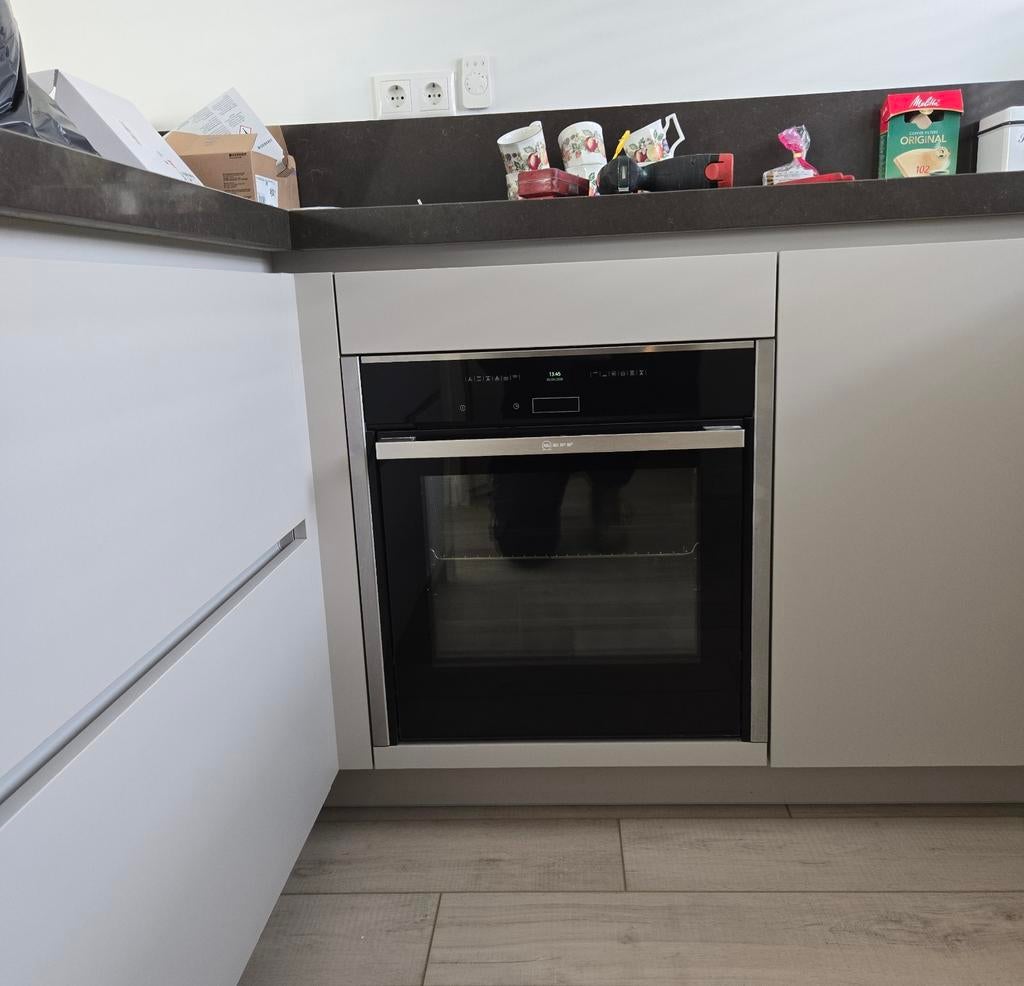 Neff Oven met Slide&Hide Deur - Zo goed als nieuw, Oven, Hete lucht, Ophalen of Verzenden, Zo goed als nieuw