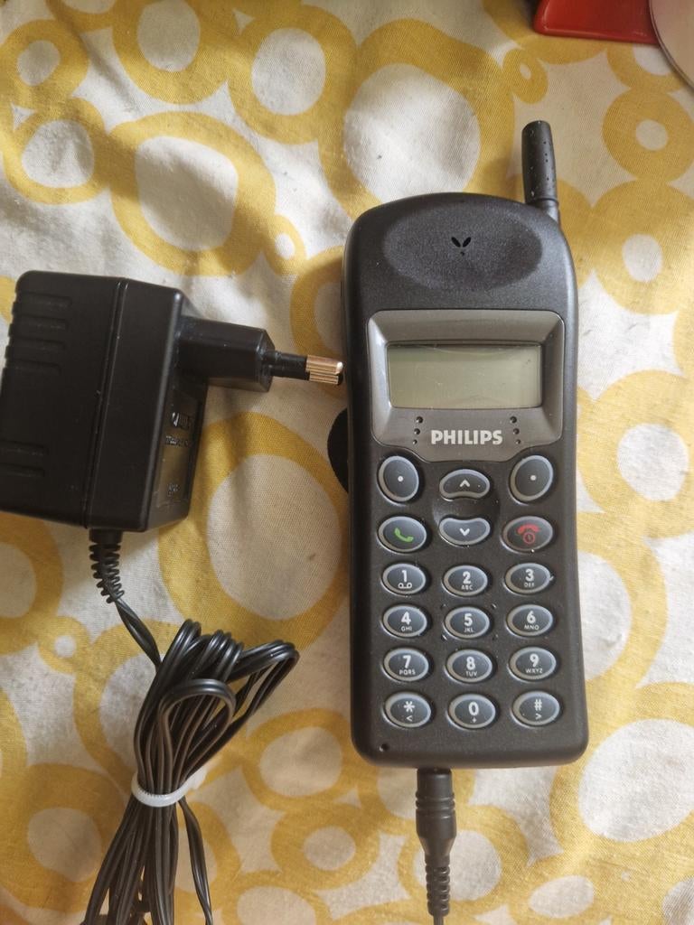 Vintage Philips Twist TCD 808 – Retro GSM originele Lader, Ophalen of Verzenden, Audio en Video