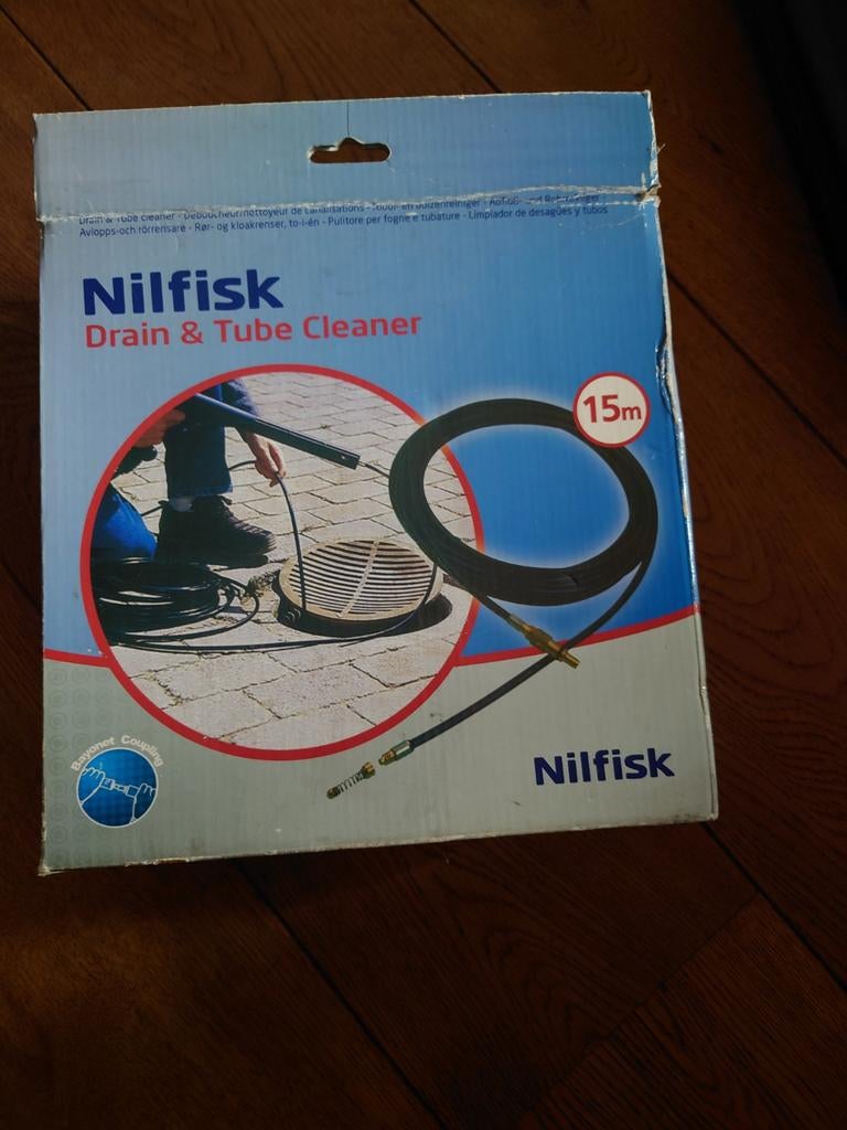 Nilfisk drain & tube cleaner Rioolslang/afvoer/slangreiniger, Tuin en Terras, Hogedrukreinigers, Ophalen of Verzenden, Nieuw, Elektrisch