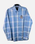 McGregor overhemd maat L in nieuwstaat!, Ophalen of Verzenden, Zo goed als nieuw, Blauw, Halswijdte 41/42 (L)