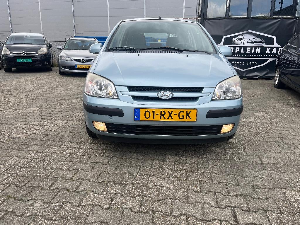 Hyundai Getz 1.3 5DRS 2005 Blauw, Auto's, Hyundai, Voorwielaandrijving, 40 €/maand, 4 cilinders, Blauw